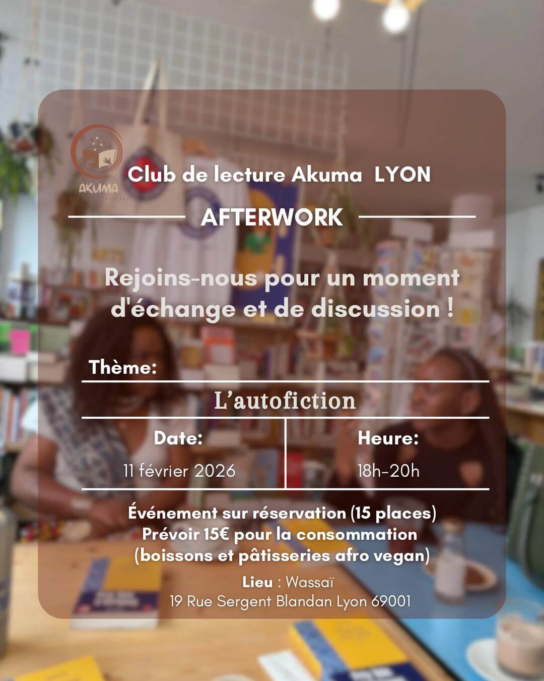 Afterwork Afropreneurs chez Wassaï à Lyon