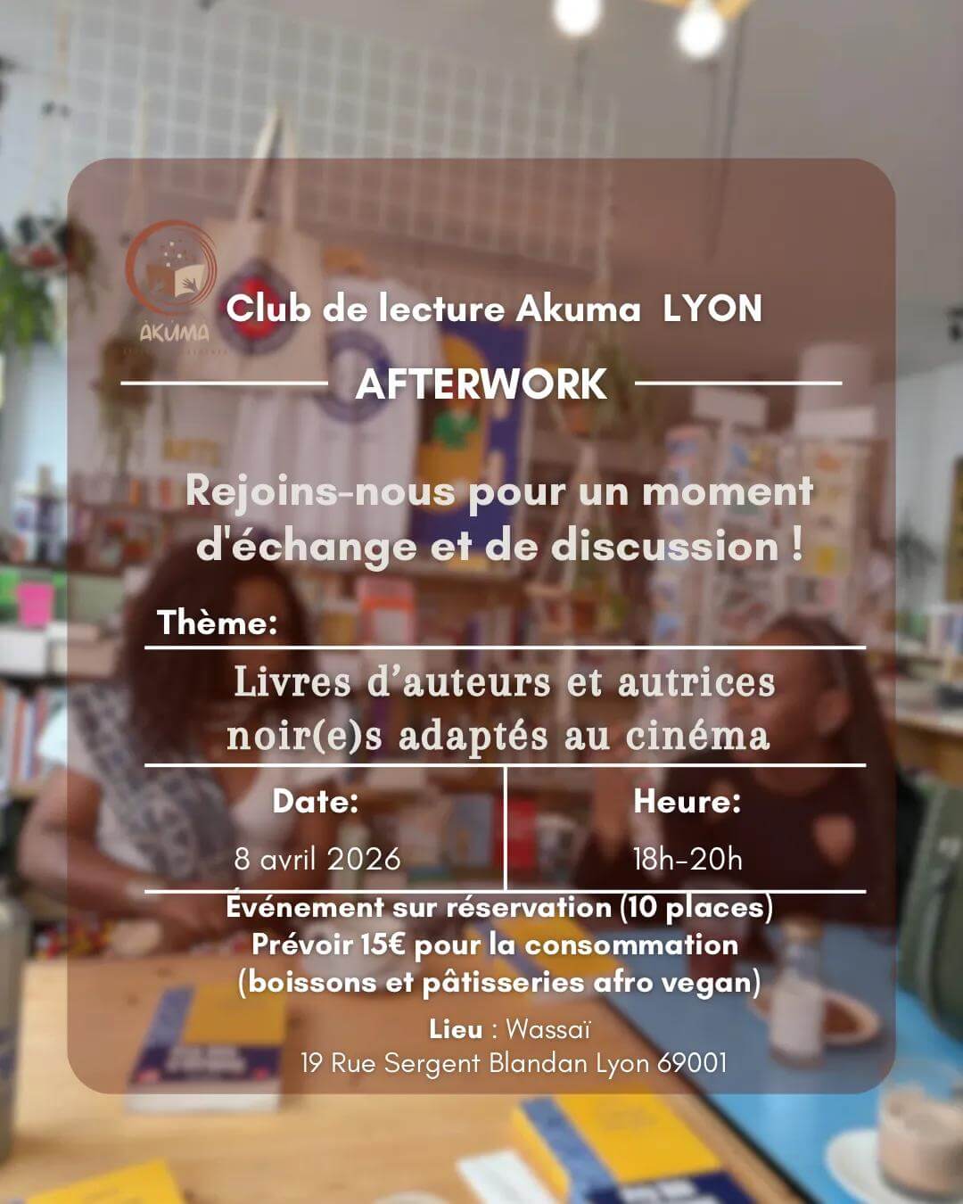 Afterwork Afropreneurs chez Wassaï à Lyon